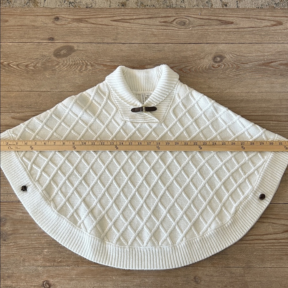 Janie and Jack Ivory Sweater Cape - Picture 6 of 7